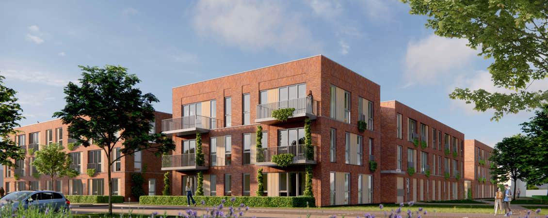 Flora - situatietekening appartementen met Ribesstraat