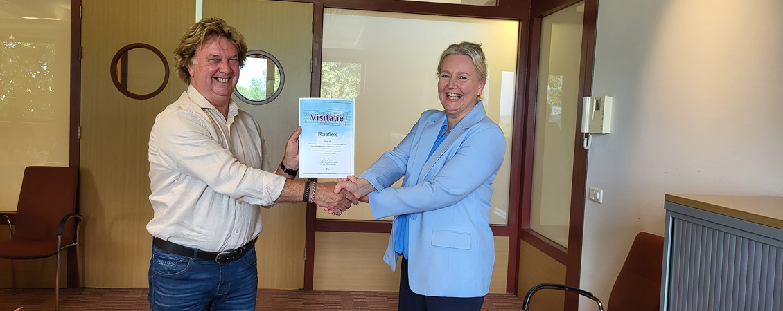 Uitreiking certificaat visitatie 2023