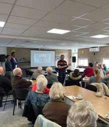 Geslaagde bijeenkomst met bewoners van Maartenshof