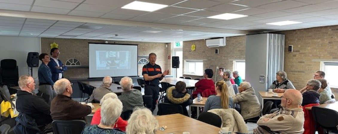 Geslaagde bijeenkomst met bewoners van Maartenshof